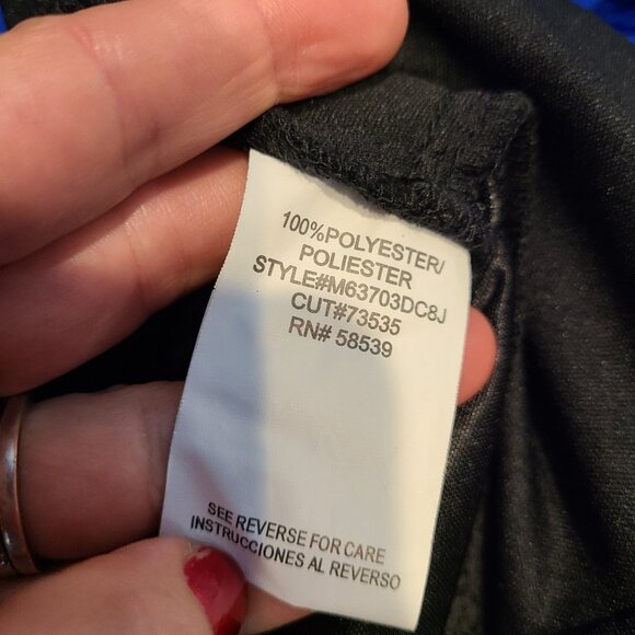 Vtg Y2K Speechless Halter Pleated Dress Size Small Black Babydoll Satin Gatsby - Picture 10 of 12